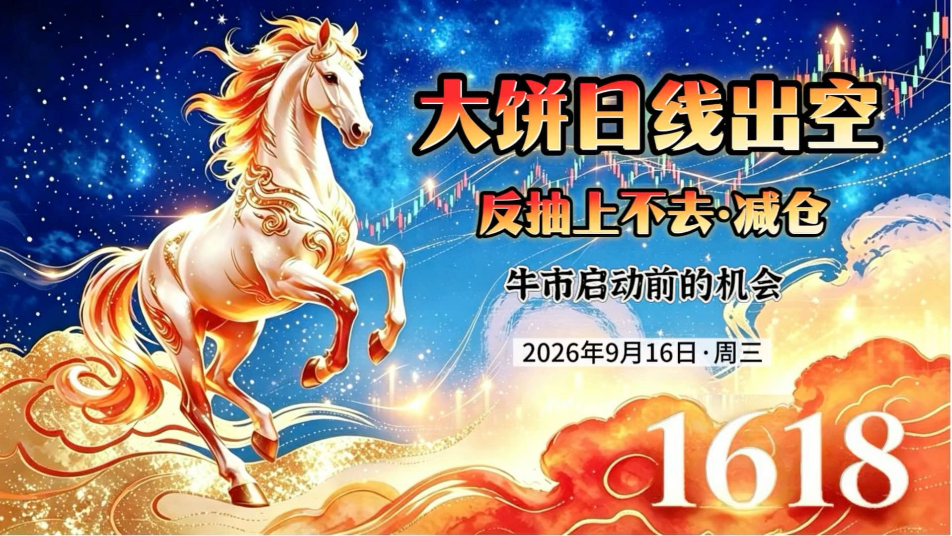 比特币日线出空·反抽上不去·减仓·牛市启动前的下跌？今天行情怎么看？
