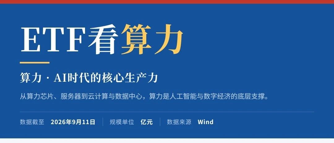 ETF看算力 | AI时代的核心生产力 ETF看算力 | AI时代的核心生产力