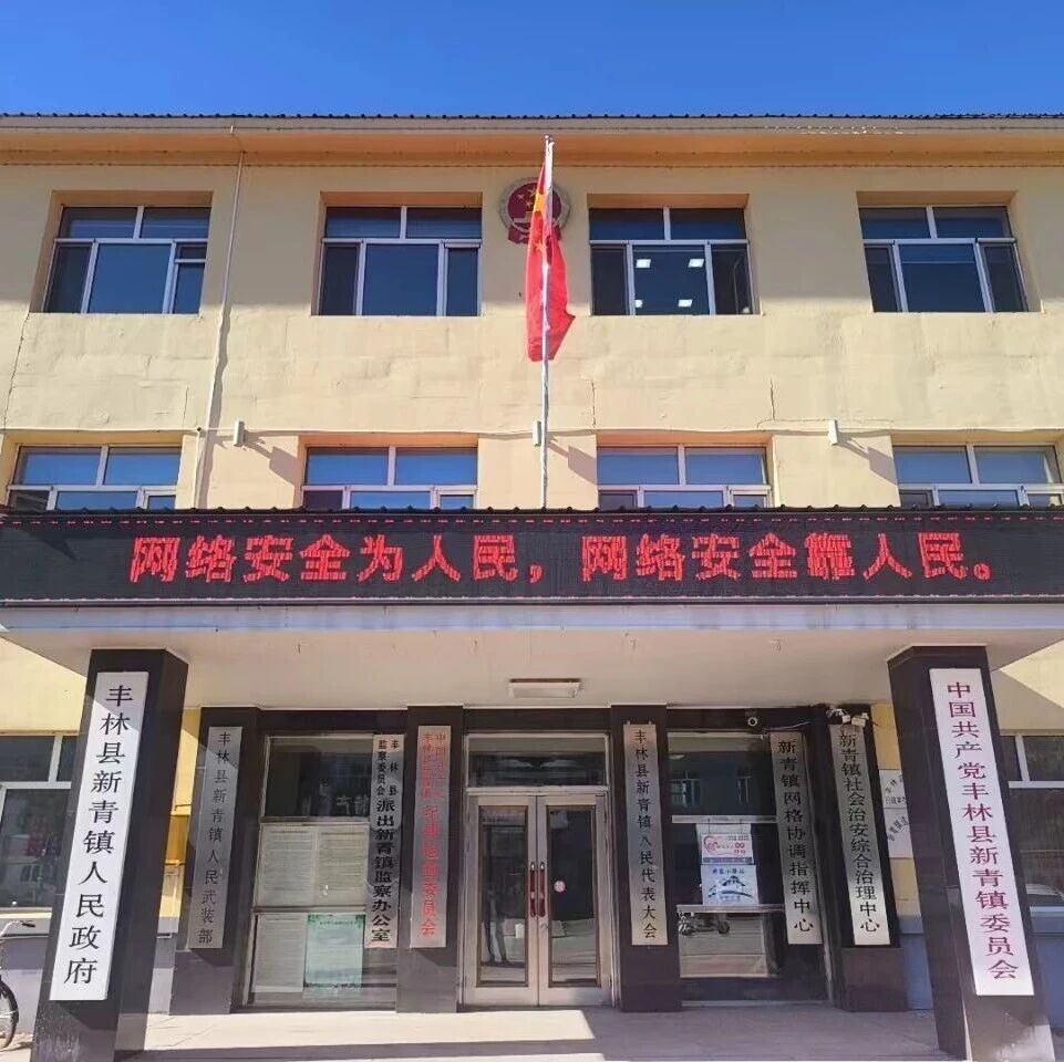 丰林县新青镇线上线下齐发力织密网络安全防护网