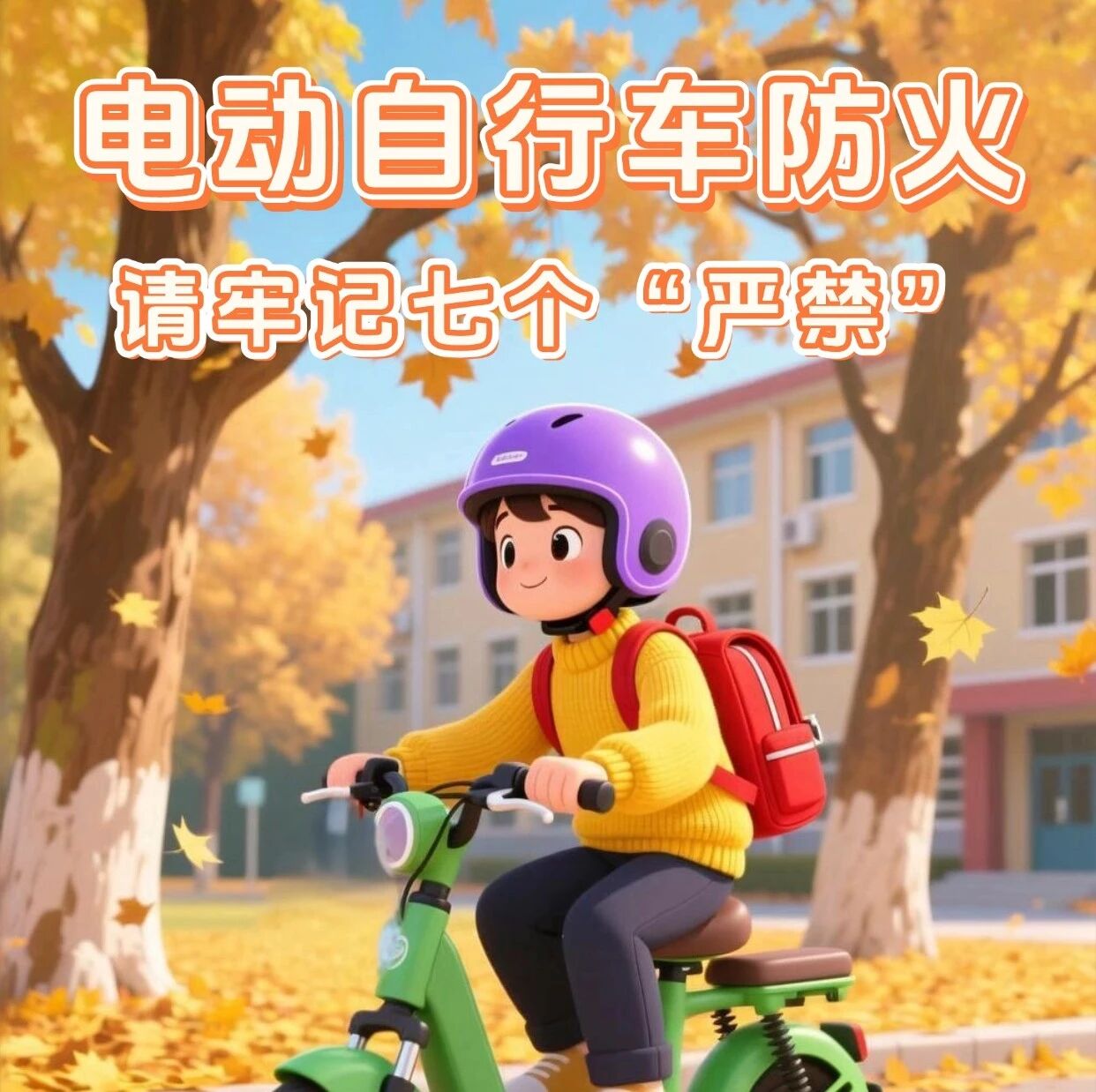 电动自行车防火,请牢记七个“严禁” 电动自行车防火,请牢记七个“严禁”