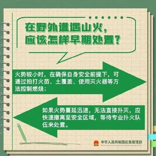 森林防火！这些常识需牢记→