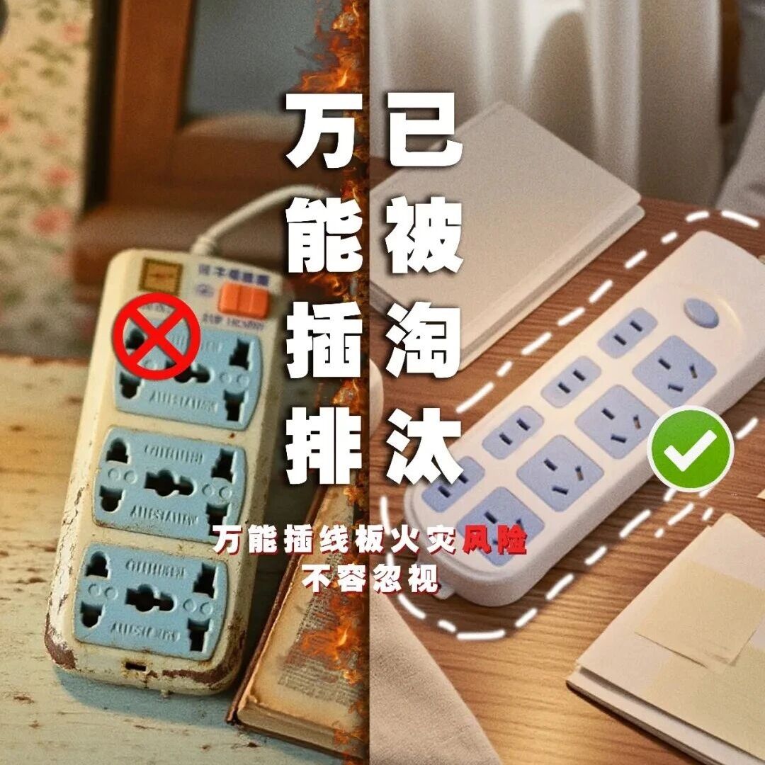 【消防安全提示】安全用电无小事!插线板安全使用指南请收好 【消防安全提示】安全用电无小事!插线板安全使用指南请收好