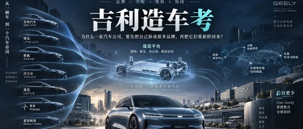 吉利造车考：真正的对手，已经不是任何一家汽车公司