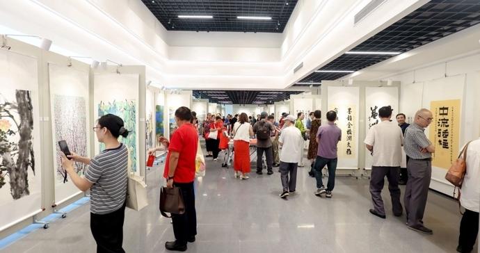 第37届“金桥之春”书画系列活动启幕！不止书画展，更有数字创意、商圈共振