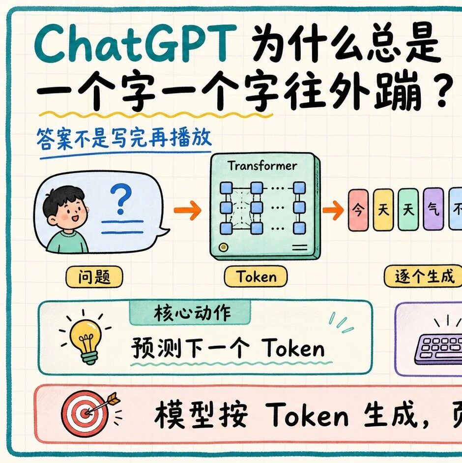 图解计算机原理: ChatGPT 为什么总是一个字一个字往外蹦？