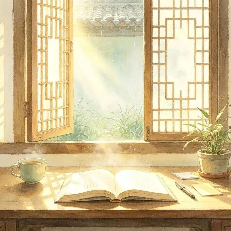 用读书开启美好的一天