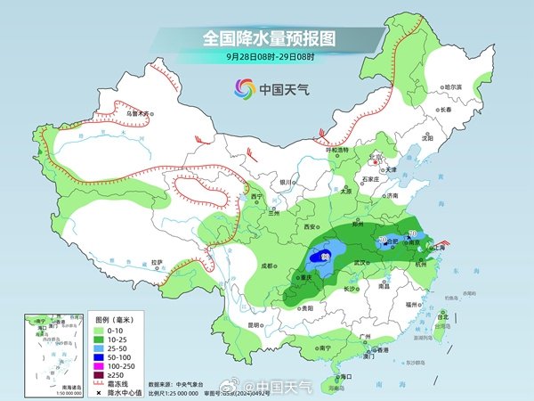 重庆湖北一带的雨下个不停