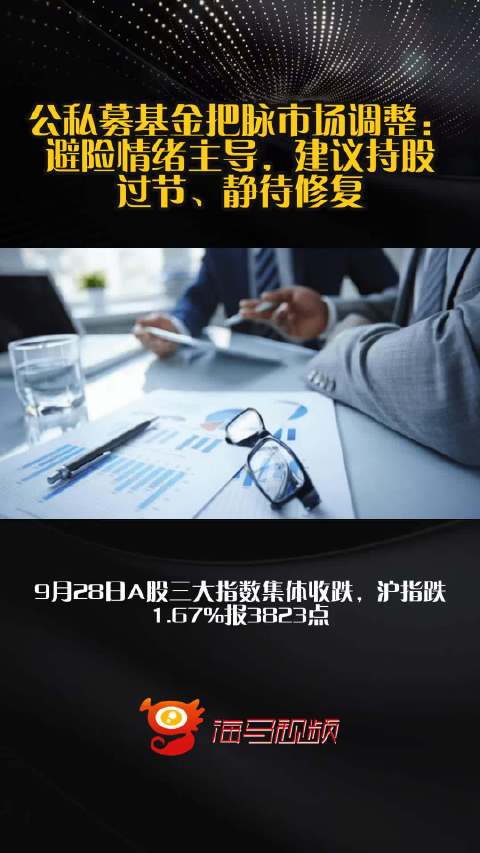 公私募基金把脉市场调整：避险情绪主导，建议持股过节、静待修复