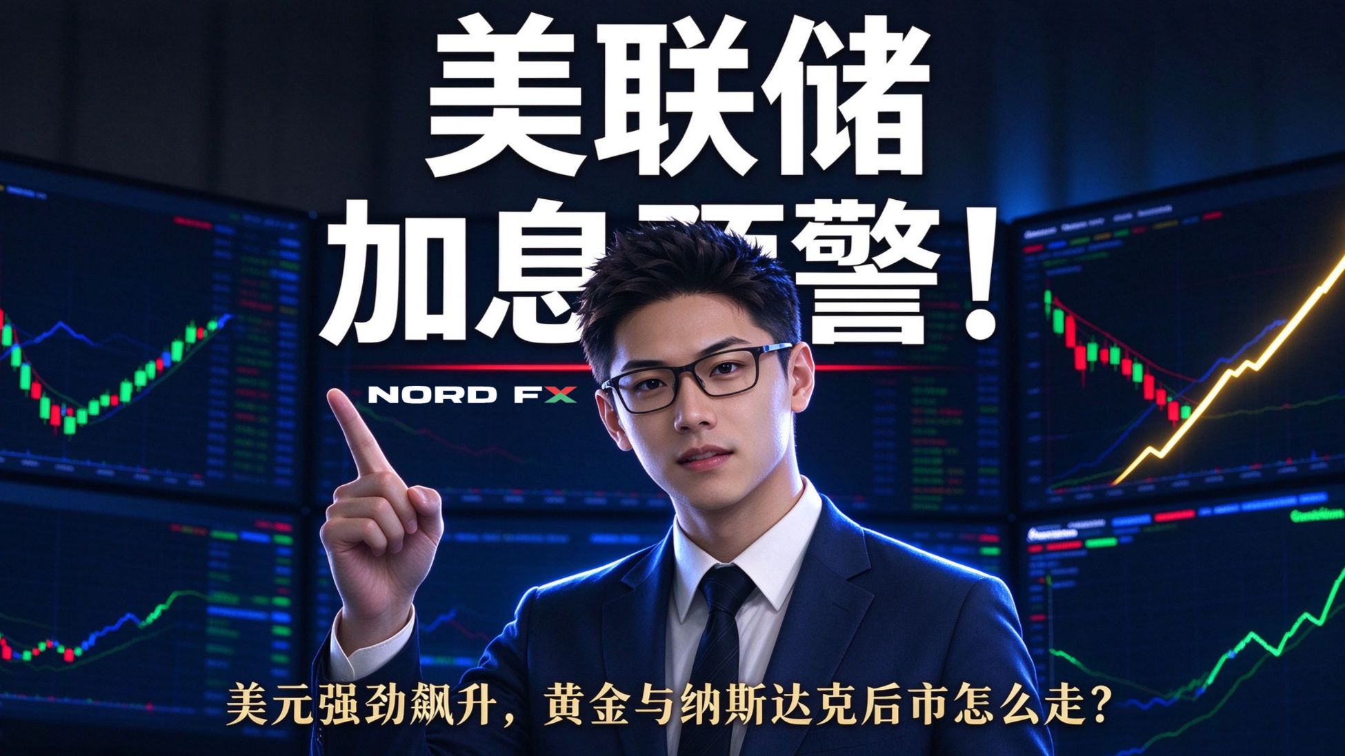 美联储加息预警！美元强劲飙升，黄金与纳斯达克后市怎么走？