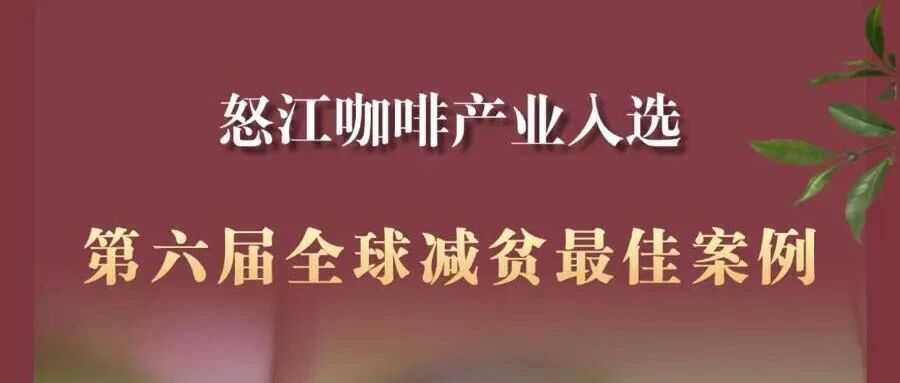 中国咖啡看云南 无限可能在怒江 | 世界点赞的这杯咖啡,来自怒江! 中国咖啡看云南 无限可能在怒江 | 世界点赞的这杯咖啡,来自怒江!