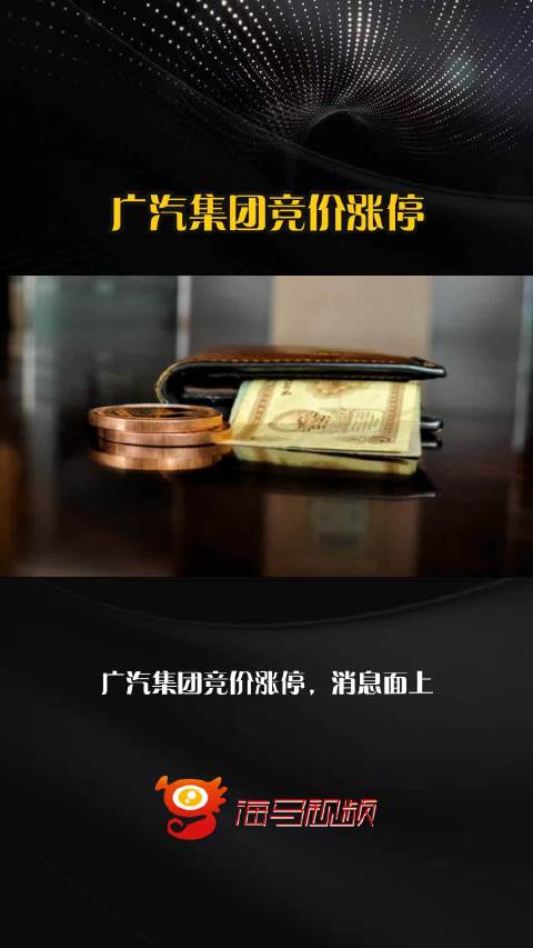 广汽集团竞价涨停