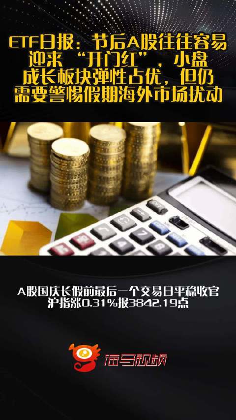 ETF日报：节后A股往往容易迎来 “开门红”，小盘成长板块弹性占优，但仍需要警惕假期海外市场扰动