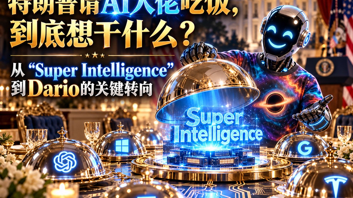 特朗普请AI大佬吃饭，到底想干什么？从SI到Dario的关键转向