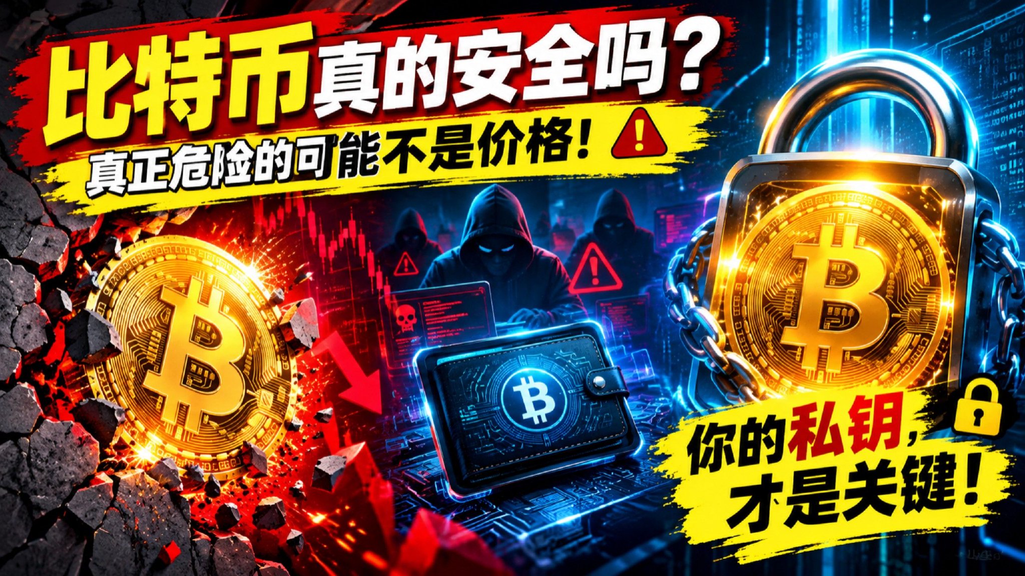 比特币真的安全吗？真正危险的可能不是价格！₿
