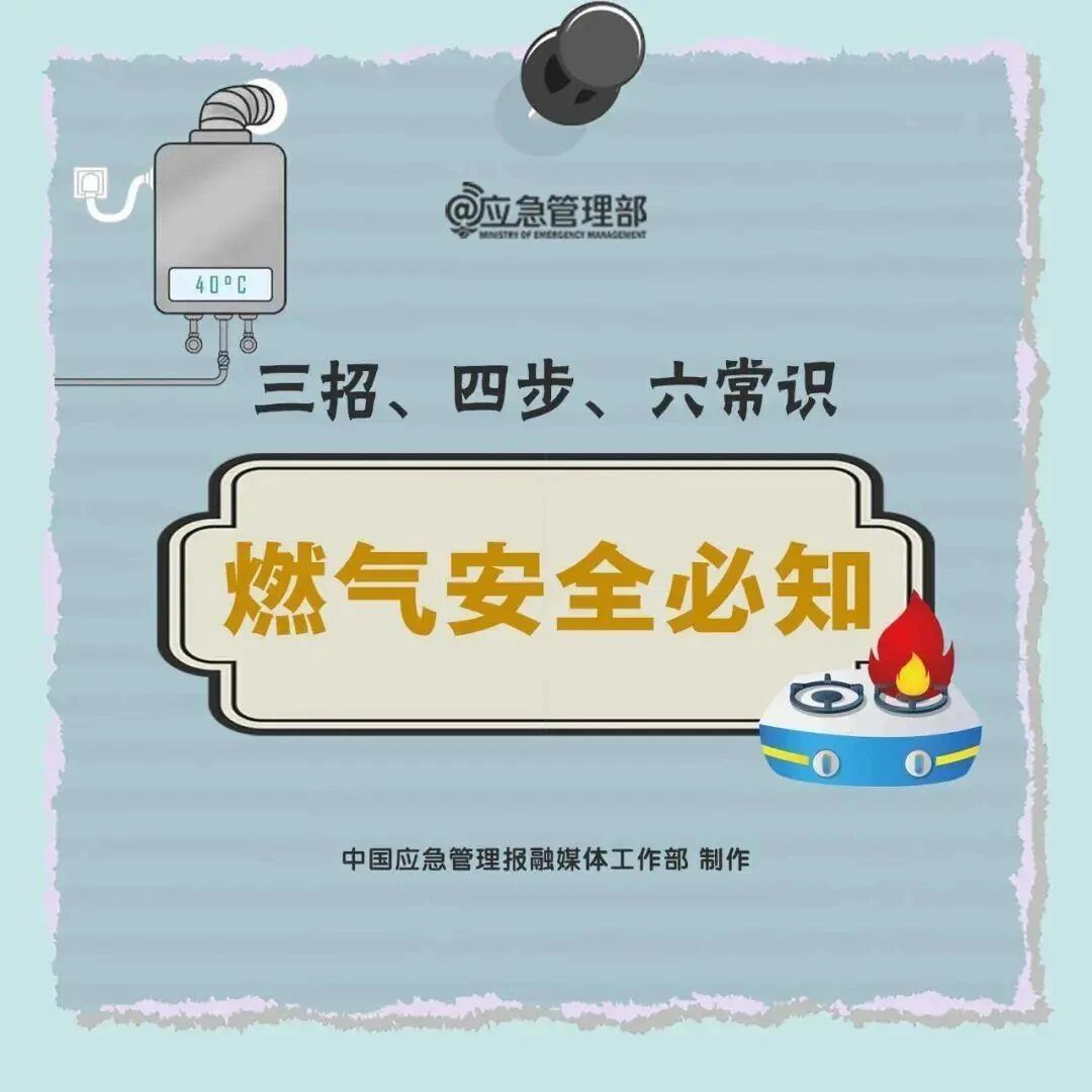 【消防安全】一图掌握燃气安全必知