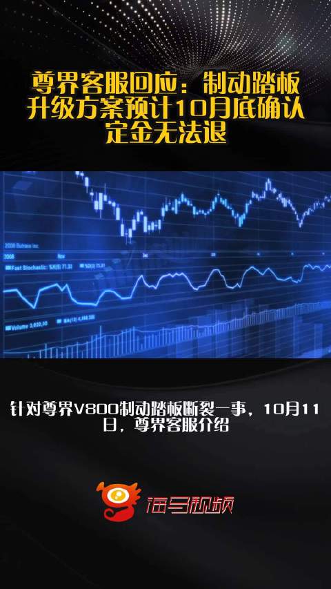 尊界客服回应：制动踏板升级方案预计10月底确认，定金无法退