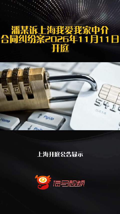 潘某诉上海我爱我家中介合同纠纷案2026年11月11日开庭