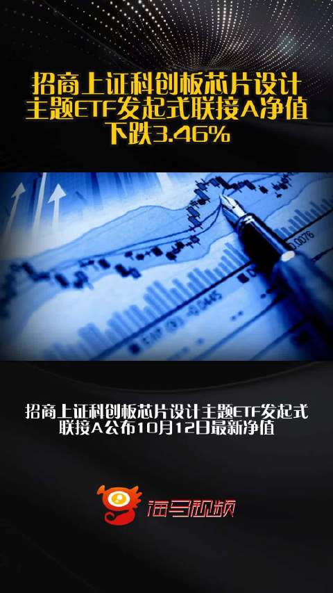 招商上证科创板芯片设计主题ETF发起式联接A净值下跌3.46%