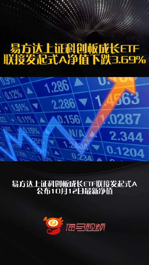 易方达上证科创板成长ETF联接发起式A净值下跌3.69%