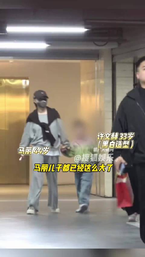 马丽儿子这么大了