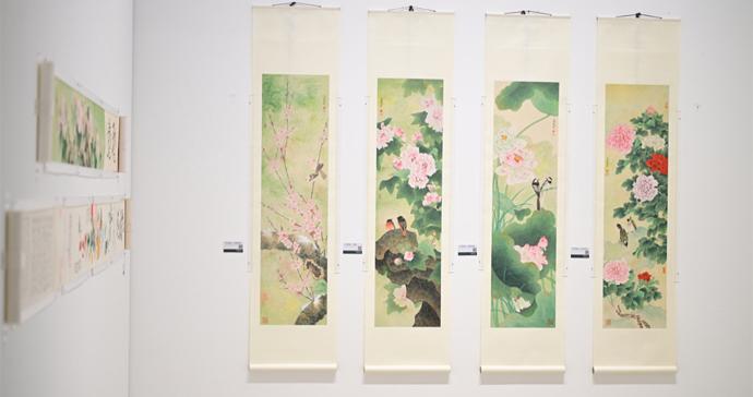 宋韵词心入水岸，一河连起两馆，林倢中国画展秋日亮相鹤龙美术馆