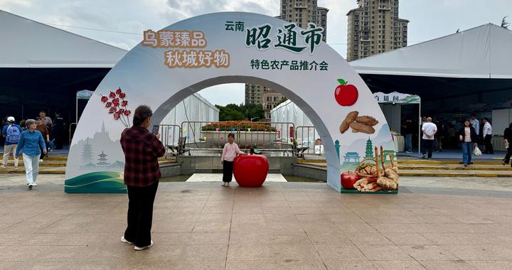 乌蒙臻品入沪来！2026年松江区对口协作昭通市特色农产品推介会开幕