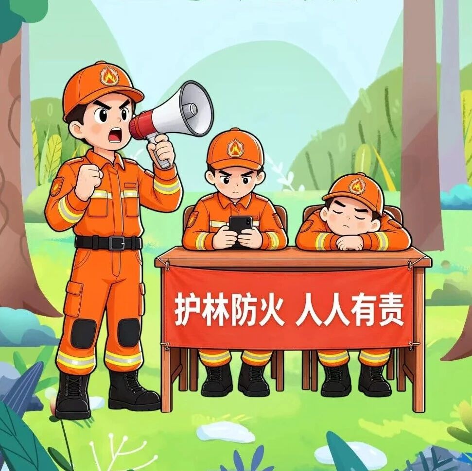 海报｜森林防火员要带头做到“十不准”
