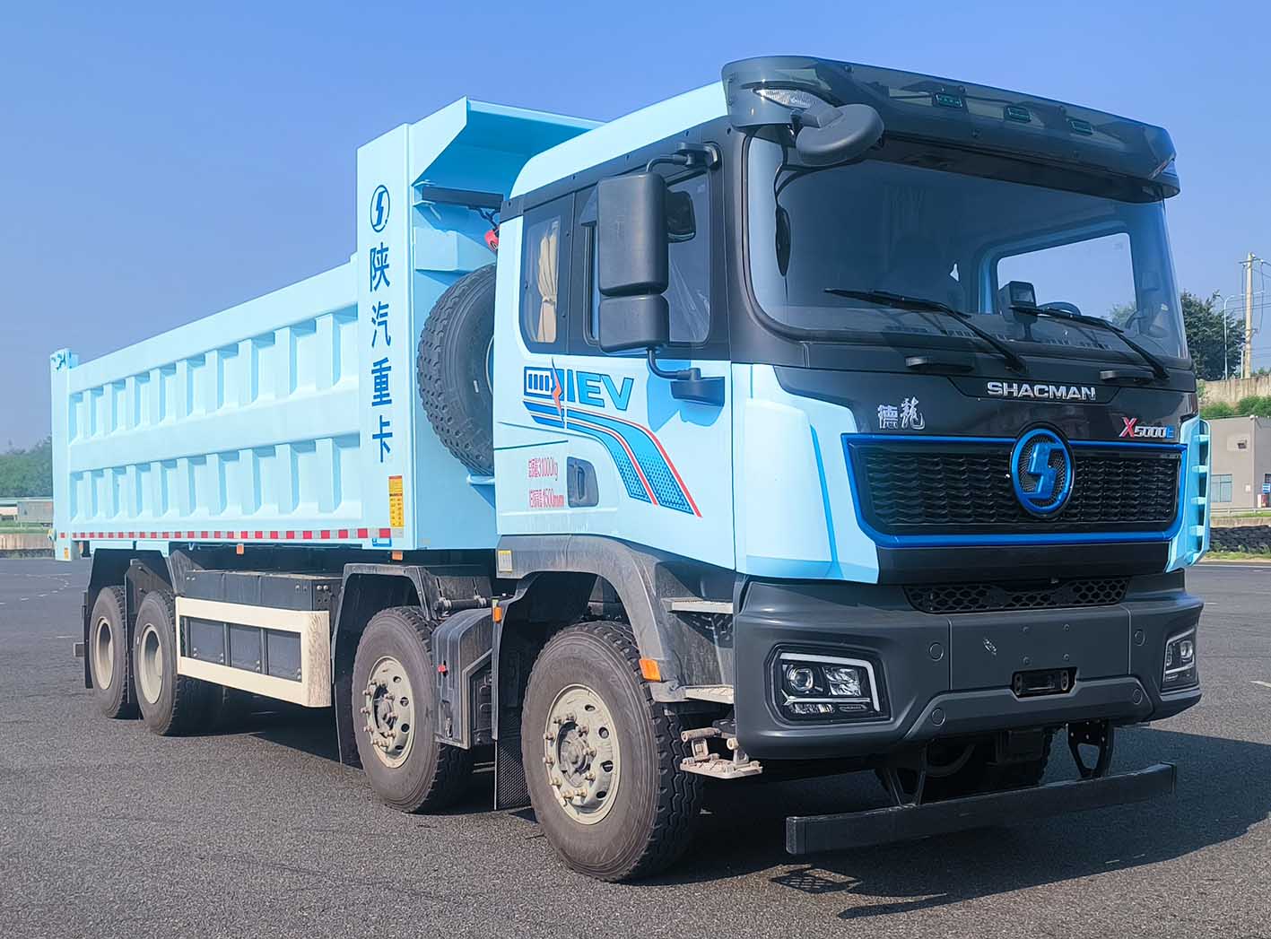 陕汽牌纯电动自卸新车申报：580kW 能否搅动新能源工程车市场