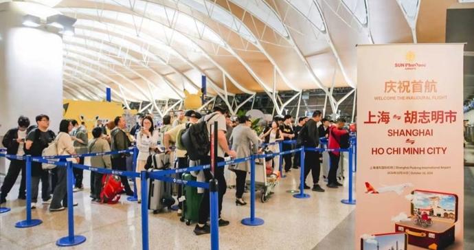 太阳富国航空正式开通上海-胡志明市每日直飞航线