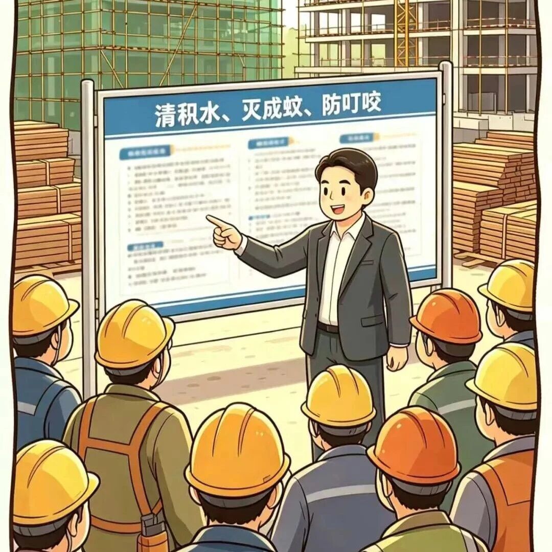 “两热”防控:建筑工地要怎么防? “两热”防控:建筑工地要怎么防?