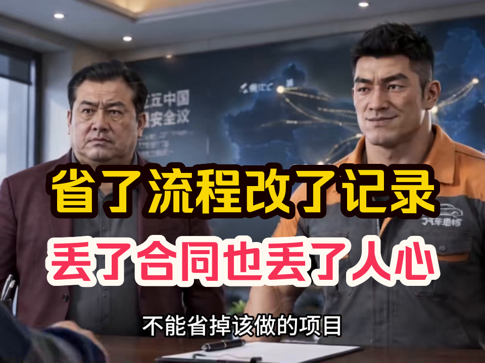 陈国梁给车队做保养被徒弟赵大勇半价截了合同，徒弟省流程改记录害多辆货车出故障，四百八十万订单违约，老板回头求助，陈国梁只