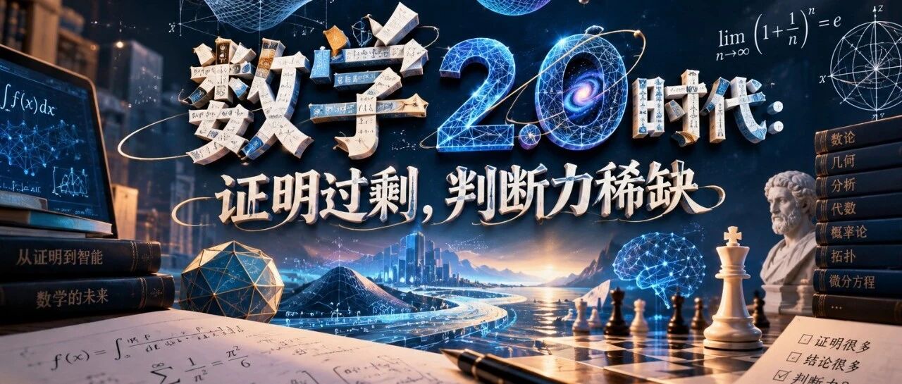 数学 2.0时代：证明过剩，判断力稀缺