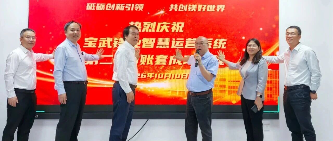 宝信软件助力宝武镁业智慧运营系统第二批单位顺利上线