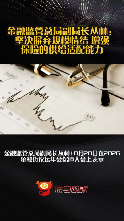 金融监管总局副局长丛林：坚决摒弃规模情结 增强保险的供给适配能力