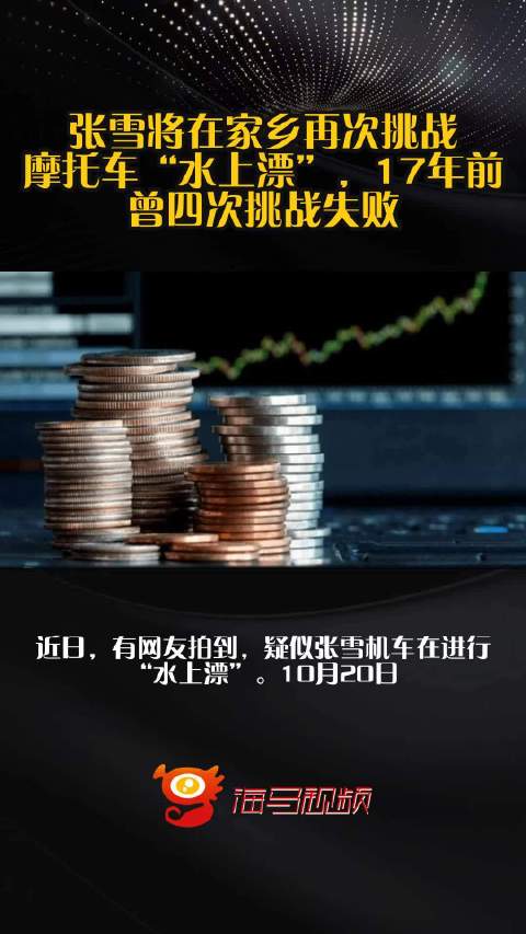 张雪将在家乡再次挑战摩托车“水上漂”，17年前曾四次挑战失败