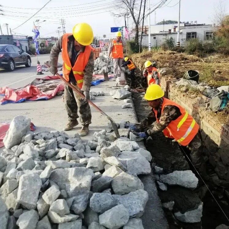 灾后重建进行时丨河北乡黄旗村加快灾后基础设施修整