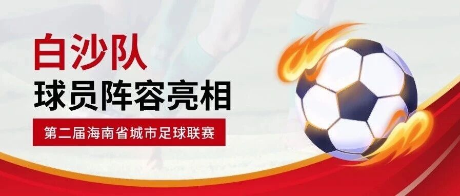 第二届 “琼超” 白沙队阵容亮相! 第二届 “琼超” 白沙队阵容亮相!