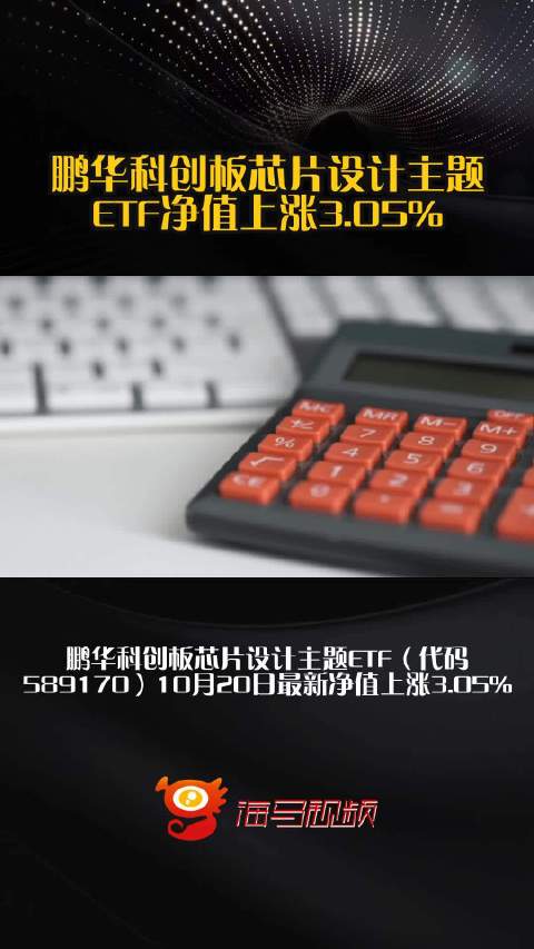鹏华科创板芯片设计主题ETF净值上涨3.05%
