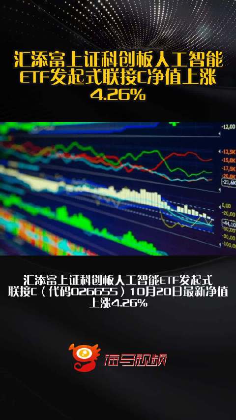 汇添富上证科创板人工智能ETF发起式联接C净值上涨4.26%