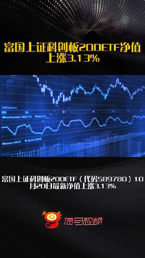 富国上证科创板200ETF净值上涨3.13%