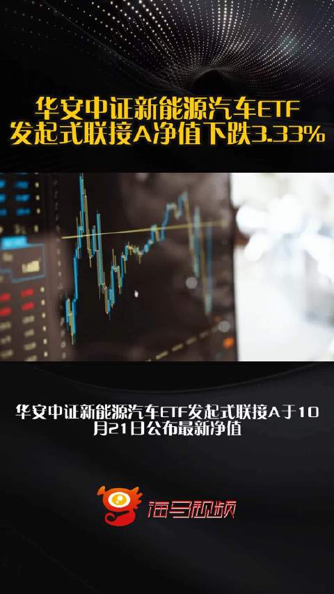 华安中证新能源汽车ETF发起式联接A净值下跌3.33%
