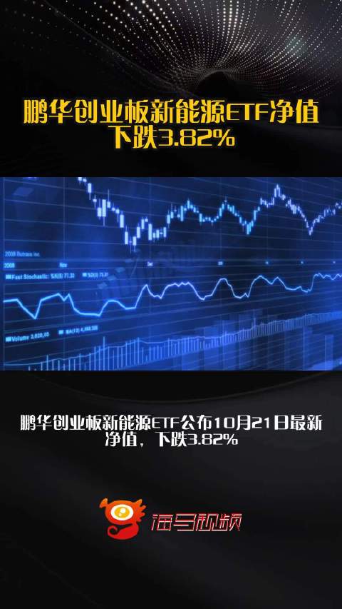 鹏华创业板新能源ETF净值下跌3.82%
