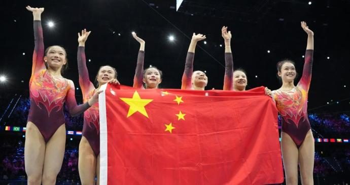 通讯:二十年后,中国体操女团拼回这一冠 通讯:二十年后,中国体操女团拼回这一冠