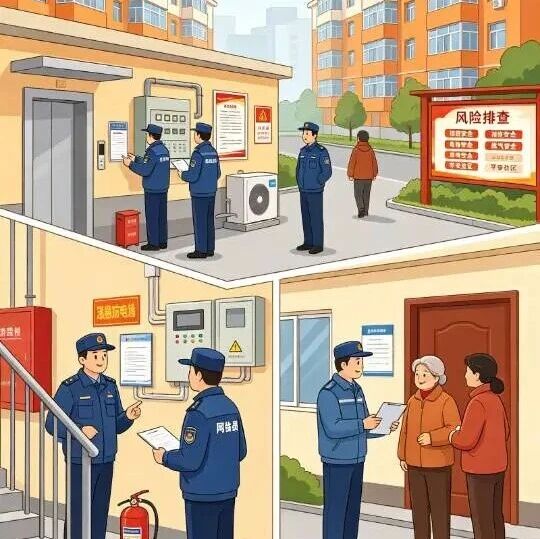 【筑牢安全线】克山镇：排查小区风险隐患  筑牢民生安全屏障