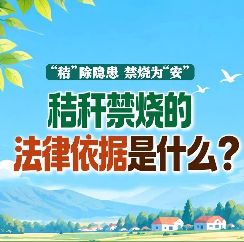 一图| 秸秆禁烧的法律依据是什么? 一图| 秸秆禁烧的法律依据是什么?