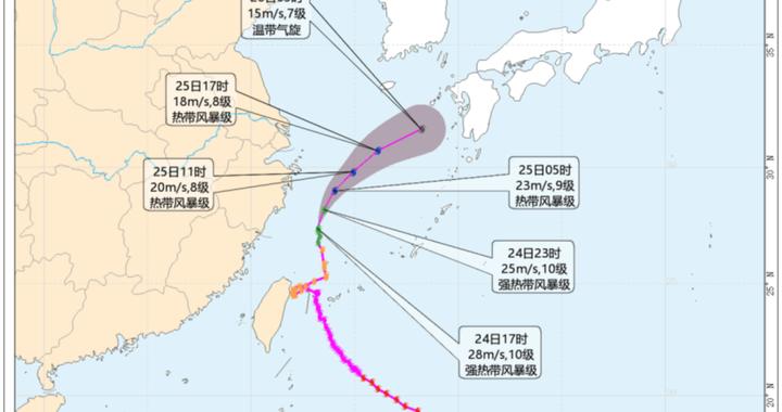 “蔷琵”明天越过上海同纬度！为何今天降雨没有昨天大？何时阳光回归→