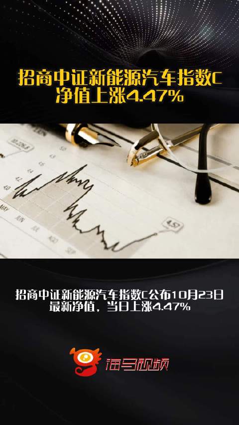招商中证新能源汽车指数C净值上涨4.47%