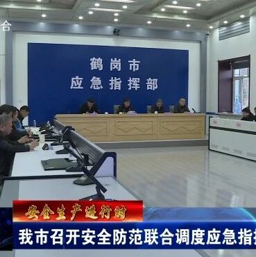 【安全生产进行时】我市召开安全防范联合调度应急指挥机制调度会议