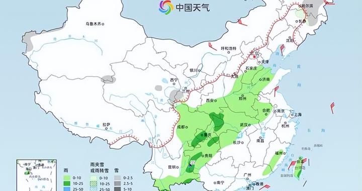 西南至江淮雨水频繁 东北降温明显 全国天气速览