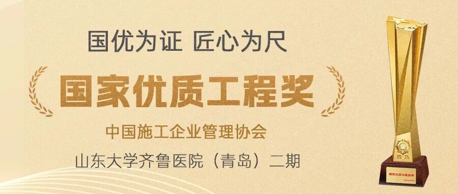 国优为证，匠心为尺 | 德才股份参建项目荣膺国家优质工程奖